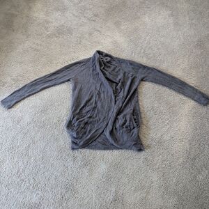 Barefoot‎ Dreams Gray Cardigan Sweater
